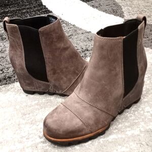 Sorel Brown Ankle Boots